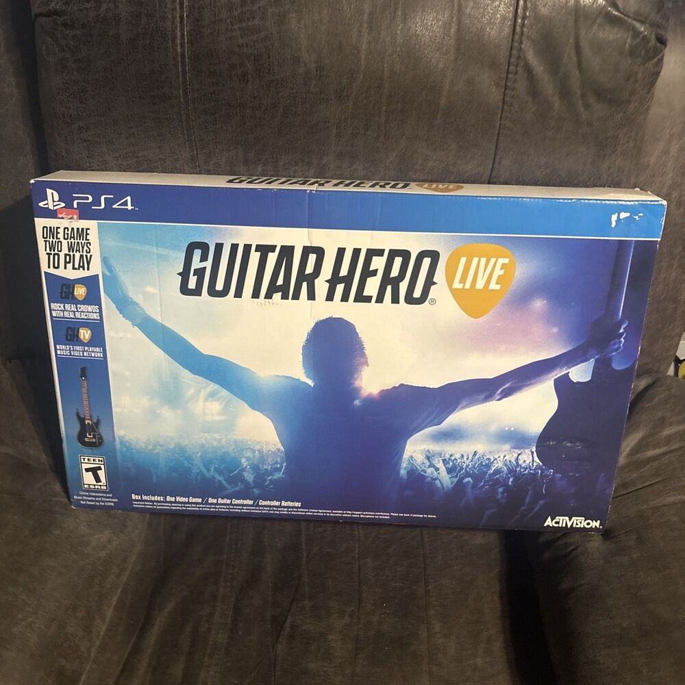 Guitar Hero Live Bundle Guitar Dongle & Game for PS4 / PlayStation 5 / PS5